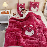 NARA - CozyNest™ Deken met Kussen - Ruimtebesparend Pluche Comfort voor Binnengebruik 9