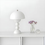 NARA - Dimbare Scandinavische Tafellamp met Bloemknopontwerp - Wit LED Design Lamp voor Slaapkamer en Woonkamer 11