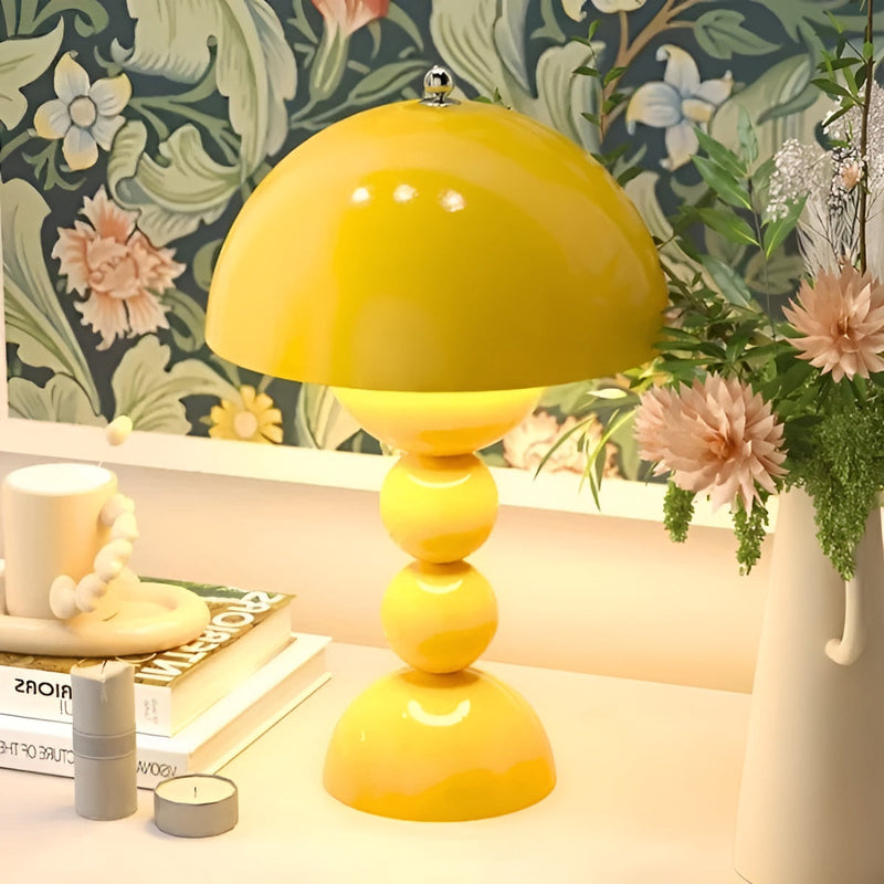 NARA - Dimbare Scandinavische Tafellamp met Bloemknopontwerp - Wit LED Design Lamp voor Slaapkamer en Woonkamer 13