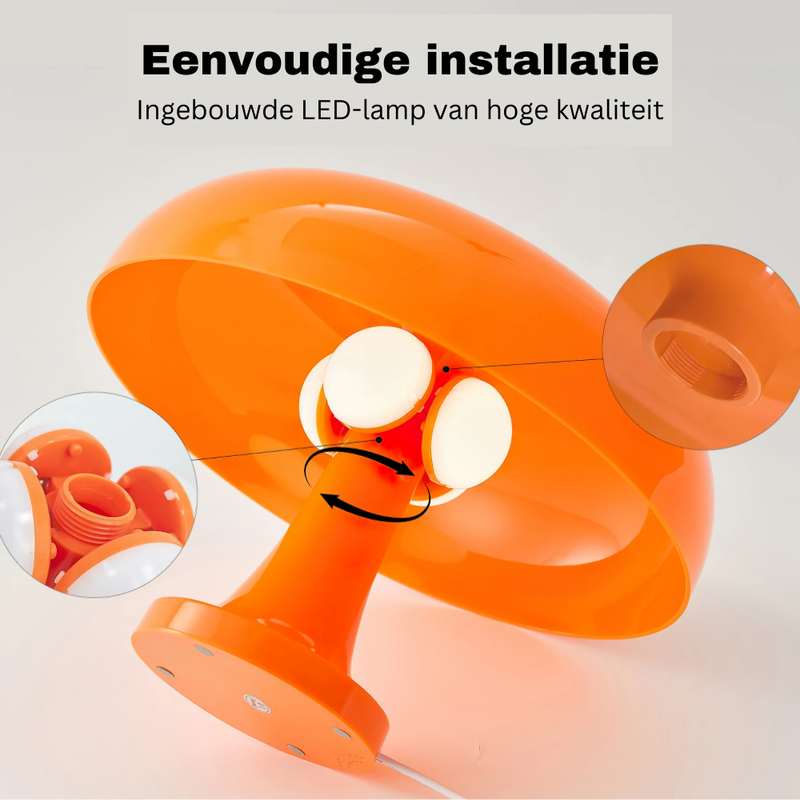 NARA - Dimbare Tafellamp in Bauhaus Stijl met USB-Aansluiting – Elegante LED Verlichting voor Thuis en Kantoor 8