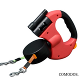 NARA - DuoStride™ Hondenriem met LED-Licht en Ergonomische Grip voor Twee Honden - 3m Lengte, Tangle-Free Design 10