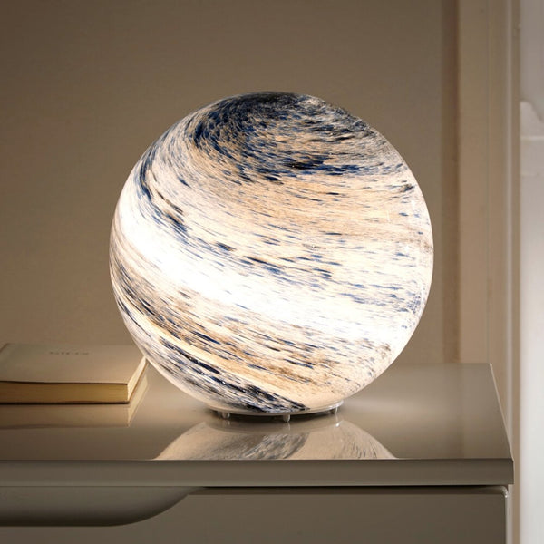 NARA - Elegante Glazen Maanlamp met 16 Kleuren en Afstandsbediening – Perfect voor Sfeervolle Interieurs 0