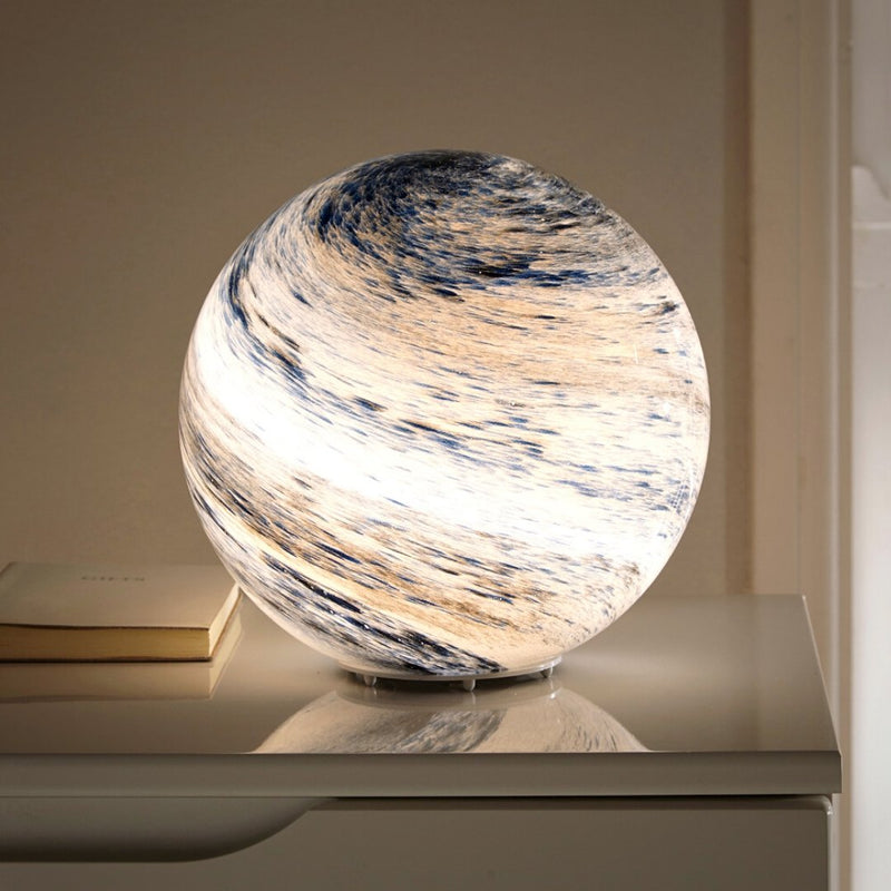 NARA - Elegante Glazen Maanlamp met 16 Kleuren en Afstandsbediening – Perfect voor Sfeervolle Interieurs 0
