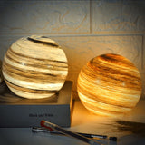 NARA - Elegante Glazen Maanlamp met 16 Kleuren en Afstandsbediening – Perfect voor Sfeervolle Interieurs 2