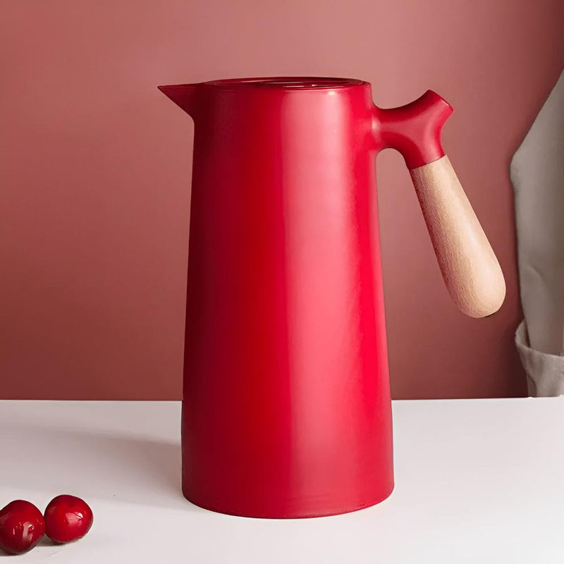 NARA - Geïsoleerde Karaf met Houten Handvat en Glazen Binnenvoering – 1 Liter 11