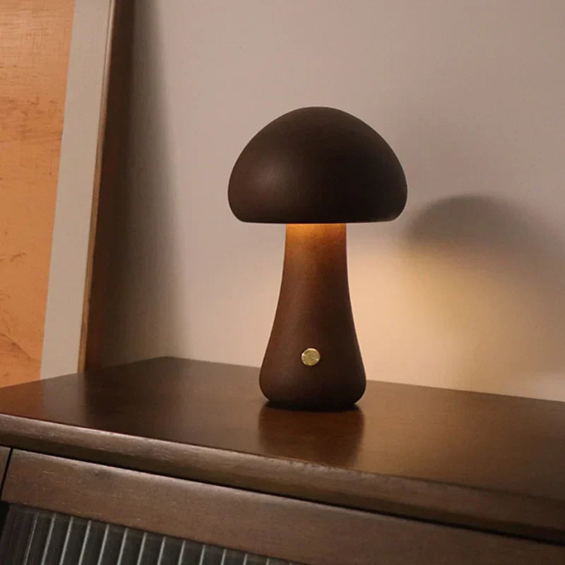 NARA - GlowMush Touch Lamp met Dimbare LED Verlichting voor Slaapkamer en Kinderkamer 9