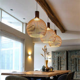 NARA - Handgemaakte Houten Hanglamp voor Eettafel en Woonkamer – Duurzaam en Uniek Design 1