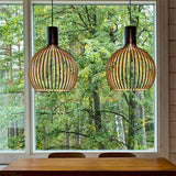 NARA - Handgemaakte Houten Hanglamp voor Eettafel en Woonkamer – Duurzaam en Uniek Design 2