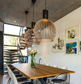 NARA - Handgemaakte Houten Hanglamp voor Eettafel en Woonkamer – Duurzaam en Uniek Design 5