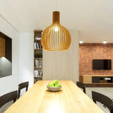 NARA - Handgemaakte Houten Hanglamp voor Eettafel en Woonkamer – Duurzaam en Uniek Design 8