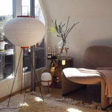 NARA - Japanse Vloerlamp van Rijstpapier – Elegante Staande Lamp voor Woonkamer en Slaapkamer met Warm Licht 2