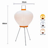 NARA - Japanse Vloerlamp van Rijstpapier – Elegante Staande Lamp voor Woonkamer en Slaapkamer met Warm Licht 7