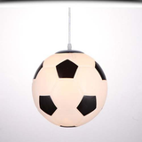 NARA - LED Plafondlamp met Voetbalmotief voor Kinderkamers - Dimbaar en Veilig Glazen Ontwerp, 30 cm 3