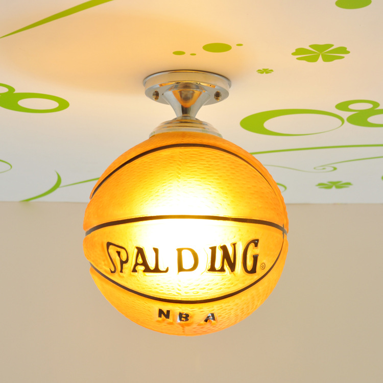 NARA - LED Plafondlamp met Voetbalmotief voor Kinderkamers - Dimbaar en Veilig Glazen Ontwerp, 30 cm 5