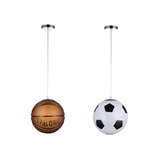 NARA - LED Plafondlamp met Voetbalmotief voor Kinderkamers - Dimbaar en Veilig Glazen Ontwerp, 30 cm 6