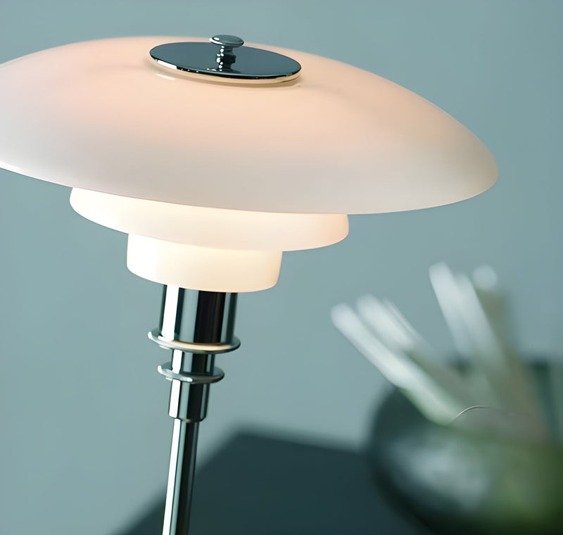 NARA - LED Tafellamp met Dimbare Verlichting en Elegante Glasdesign – Scandinavisch Stijl voor Woonkamer, Slaapkamer of Kantoor 5