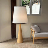 NARA - Minimalistische Houten LED Vloerlamp voor Scandinavisch Interieur - Staande Lamp Woonkamer, 150 cm Hoog 5