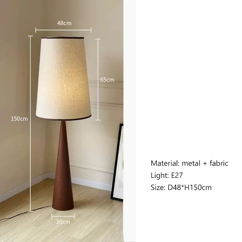 NARA - Minimalistische Houten LED Vloerlamp voor Scandinavisch Interieur - Staande Lamp Woonkamer, 150 cm Hoog 8
