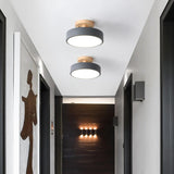 NARA - Moderne LED Deckenleuchte in Beige, Groen, Roze, Wit, Grijs - Halbunterputz Design 10