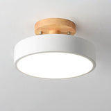 NARA - Moderne LED Deckenleuchte in Beige, Groen, Roze, Wit, Grijs - Halbunterputz Design 15