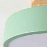 NARA - Moderne LED Deckenleuchte in Beige, Groen, Roze, Wit, Grijs - Halbunterputz Design 4
