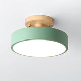 NARA - Moderne LED Deckenleuchte in Beige, Groen, Roze, Wit, Grijs - Halbunterputz Design 9