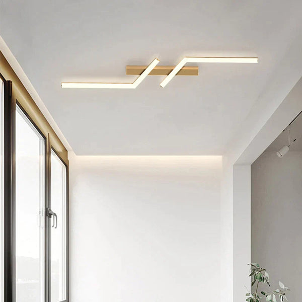 NARA - Moderne Plafondlamp Zwart met Verstelbare Helderheid - Energiezuinige LED Plafonniere voor Slaapkamer of Kantoor 0