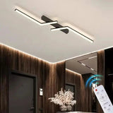 NARA - Moderne Plafondlamp Zwart met Verstelbare Helderheid - Energiezuinige LED Plafonniere voor Slaapkamer of Kantoor 1