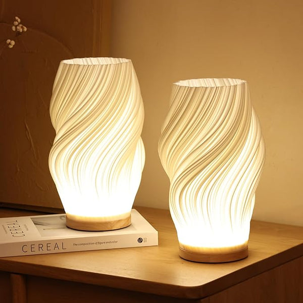 NARA - Moderne Swirl Tafellamp met Warme LED Verlichting – Compact en Stijlvol voor Elk Interieur 1