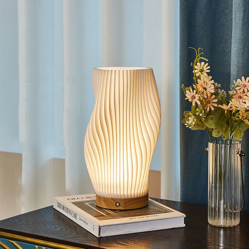 NARA - Moderne Swirl Tafellamp met Warme LED Verlichting – Compact en Stijlvol voor Elk Interieur 4