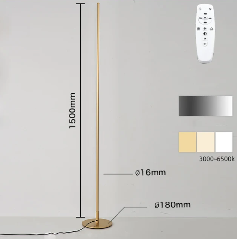 NARA - Moderne Vloerlamp met Minimalistisch Design en Energiezuinige LED Verlichting voor Woonkamer 6