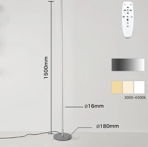 NARA - Moderne Vloerlamp met Minimalistisch Design en Energiezuinige LED Verlichting voor Woonkamer 8