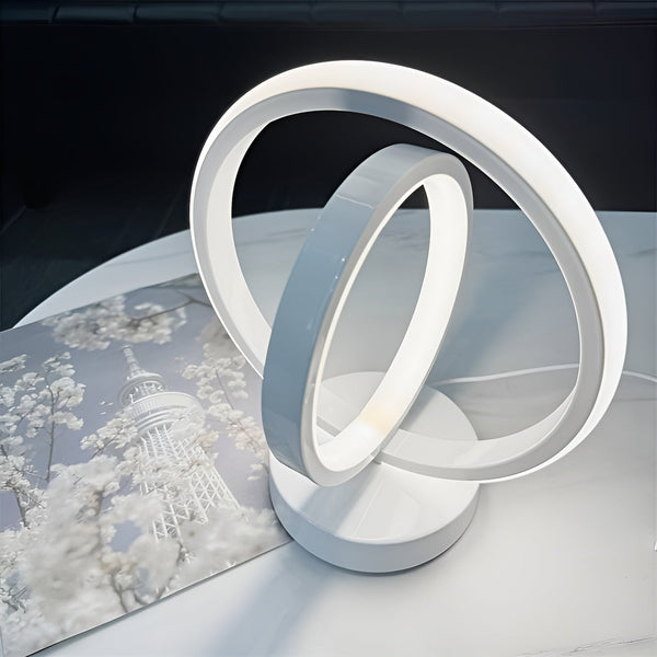 NARA - Oplaadbare Tafellamp met Dimbare Functie en Modern Metaal Design - Zwart en Goud 0