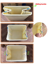 NARA - Opvouwbare Wasmand met Wielen – Ruimtebesparend en Stevig – Neutraal Grijs, 60 x 40 x 30 cm 5