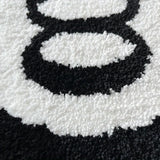 NARA - Retro 8-Ball Tapijt met Rutschfest Ondersteuning – Voor Binnen en Buiten – Hoogwaardige Polyester Vloerkleed 5