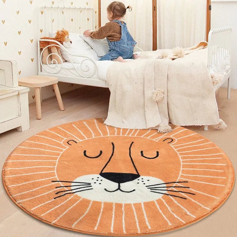 NARA - Rond Vloerkleed voor Kinderen - Zacht en Duurzaam, Machinewasbaar, 60-120 cm 4