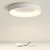 NARA - Ronde LED Plafondlamp met Scandinavisch Ontwerp - Warmwit Licht - 30 cm Aluminium en Acrylglas 1