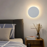 NARA - Ronde LED Wandlamp met Stijlvol Design in Zwart, Goud en Wit – Moderne Wandverlichting voor Binnen 4