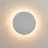 NARA - Ronde LED Wandlamp met Stijlvol Design in Zwart, Goud en Wit – Moderne Wandverlichting voor Binnen 6