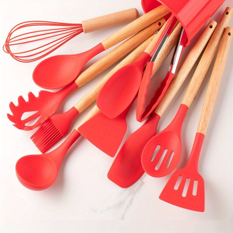 NARA - Silicook™ Hittebestendig Silikon Kookgerei Set - BPA-vrij en Ergonomisch 8