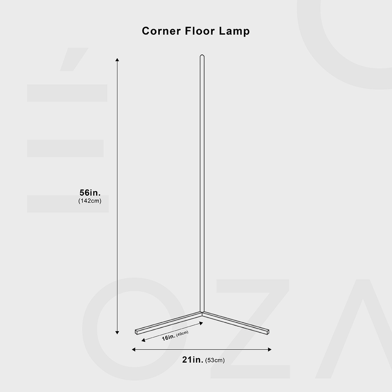 NARA - Slim LED Hoeklamp met Dimbare Verlichting voor Woonkamer en Slaapkamer – Modern en Ruimtebesparend Design 6