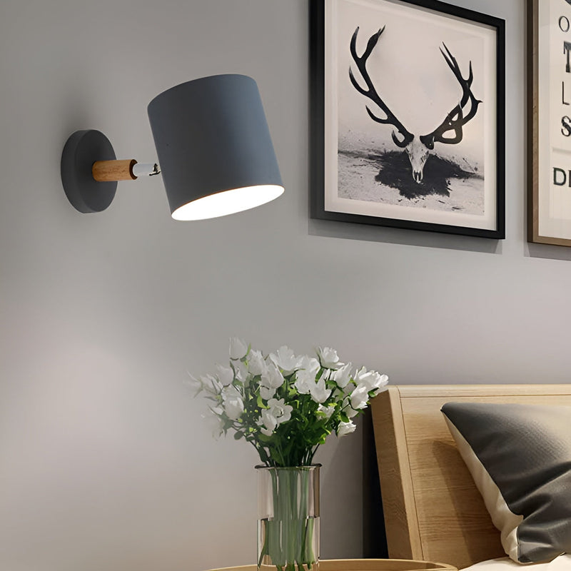 NARA - Verstelbare Wandlamp met Scandinavisch Design en Pastelkleuren - Muurlamp voor Binnengebruik 3