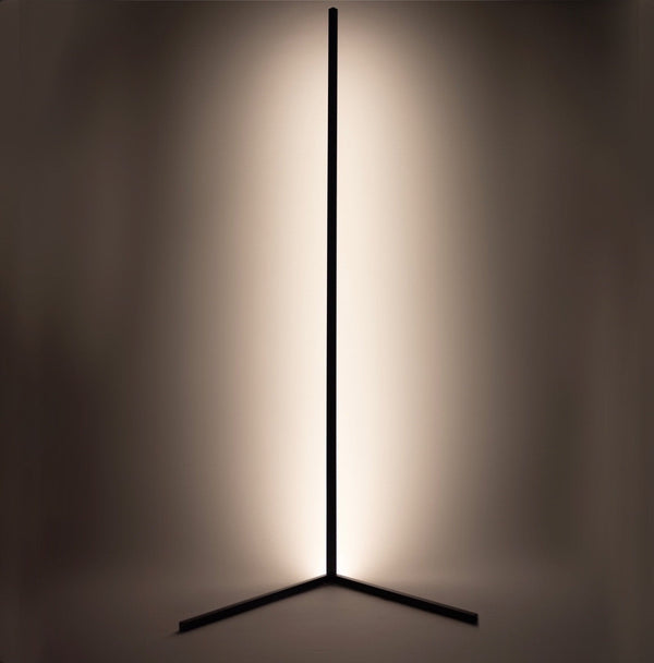 NARA - Vloerlamp Zwart met Ingebouwde LED en Dimmer – Elegante Staande Lamp voor Woonkamer 0