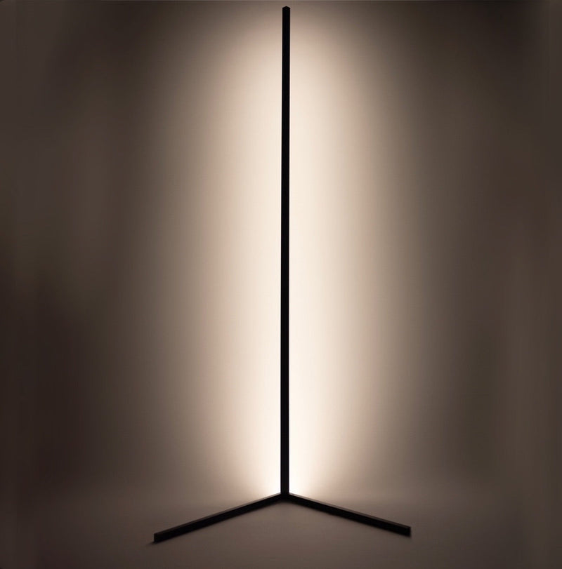 NARA - Vloerlamp Zwart met Ingebouwde LED en Dimmer – Elegante Staande Lamp voor Woonkamer 0
