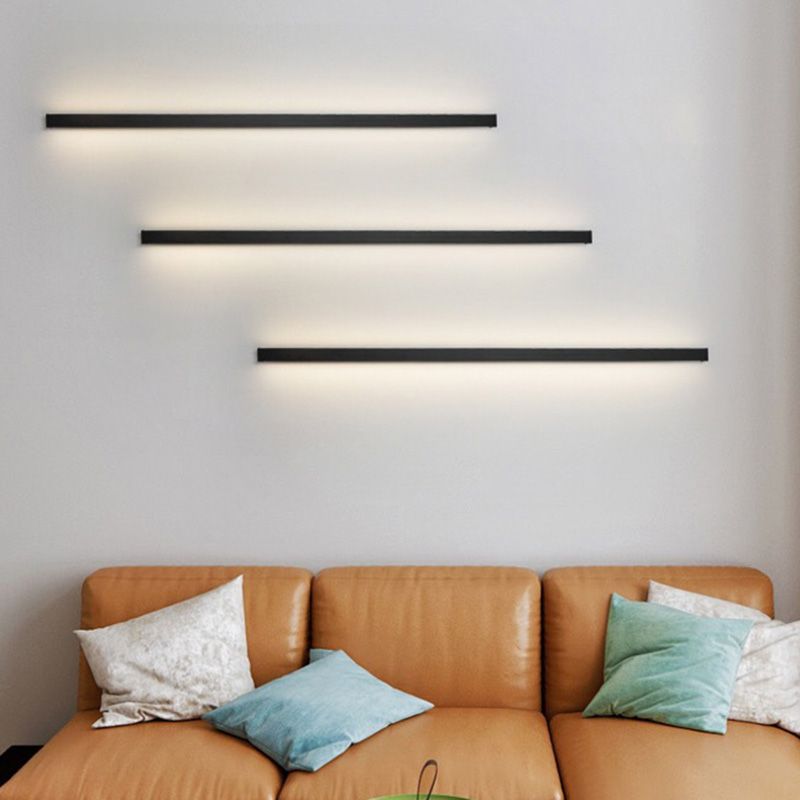 NARA - Wandlamp Zwart Minimalistisch Design met LED Verlichting voor Binnengebruik – Energiezuinig en Modern 5