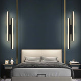 NARA - Wandlamp Zwart van Acryl en IJzer met Warmwit Licht – Modern Minimalistisch Ontwerp voor Binnengebruik 1