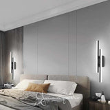 NARA - Wandlamp Zwart van Acryl en IJzer met Warmwit Licht – Modern Minimalistisch Ontwerp voor Binnengebruik 2