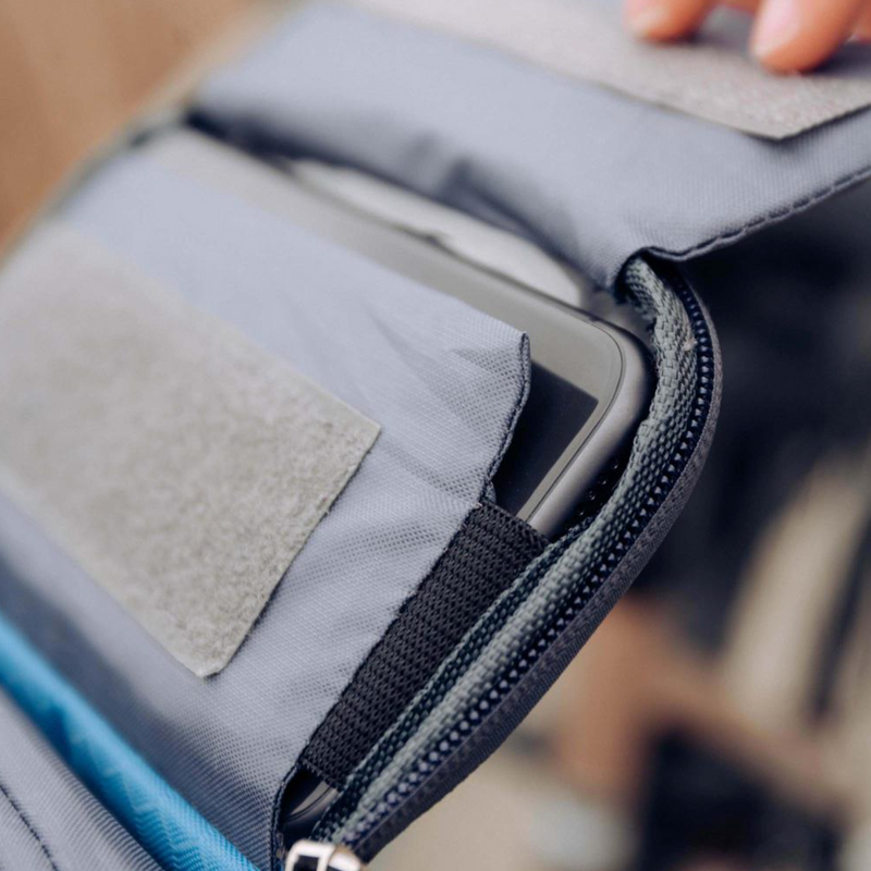 NARA - Waterdichte Fietstas met Touchscreen Telefoonvak – 22 x 12,5 x 12,5 cm – Zwart Nylon voor Fietsgebruik 6