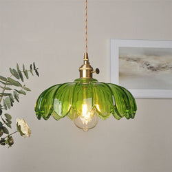 BubbleGlow – Hanglamp van glas en koper