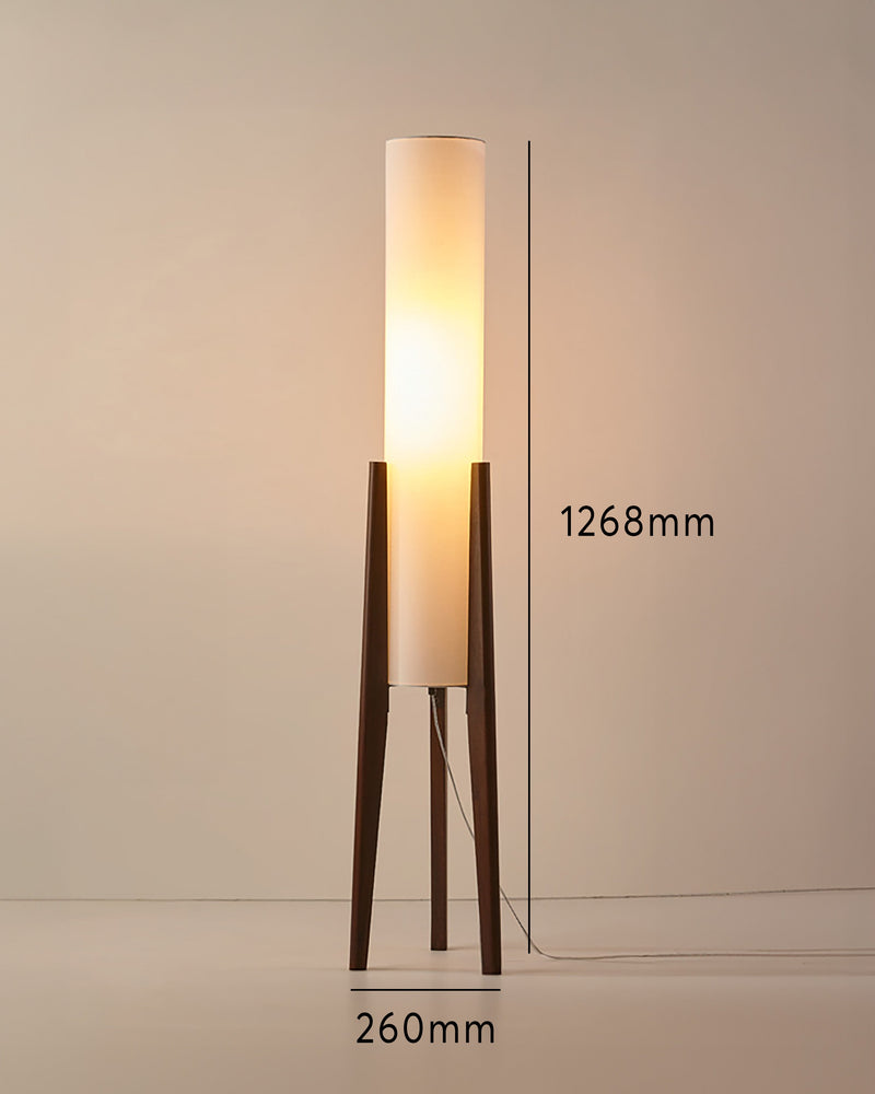 Walnut Staande Lamp